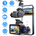 WiFi 3-Channel Dash Cam — 1080P, Night Vision