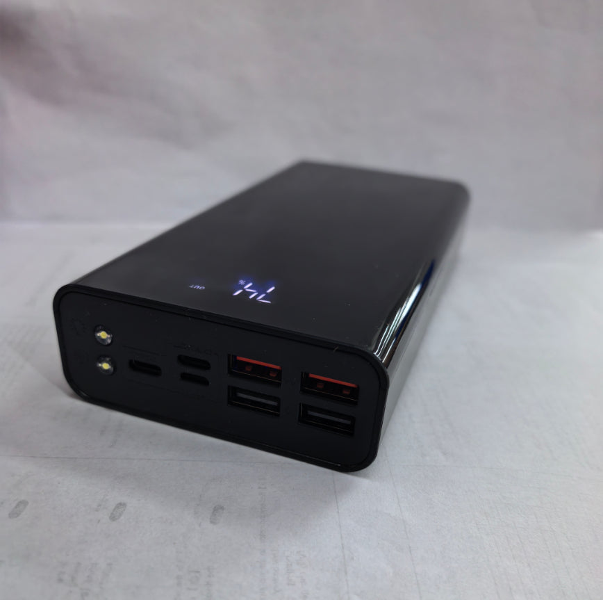 30000mAh Power Bank — LCD Display, Dual USB