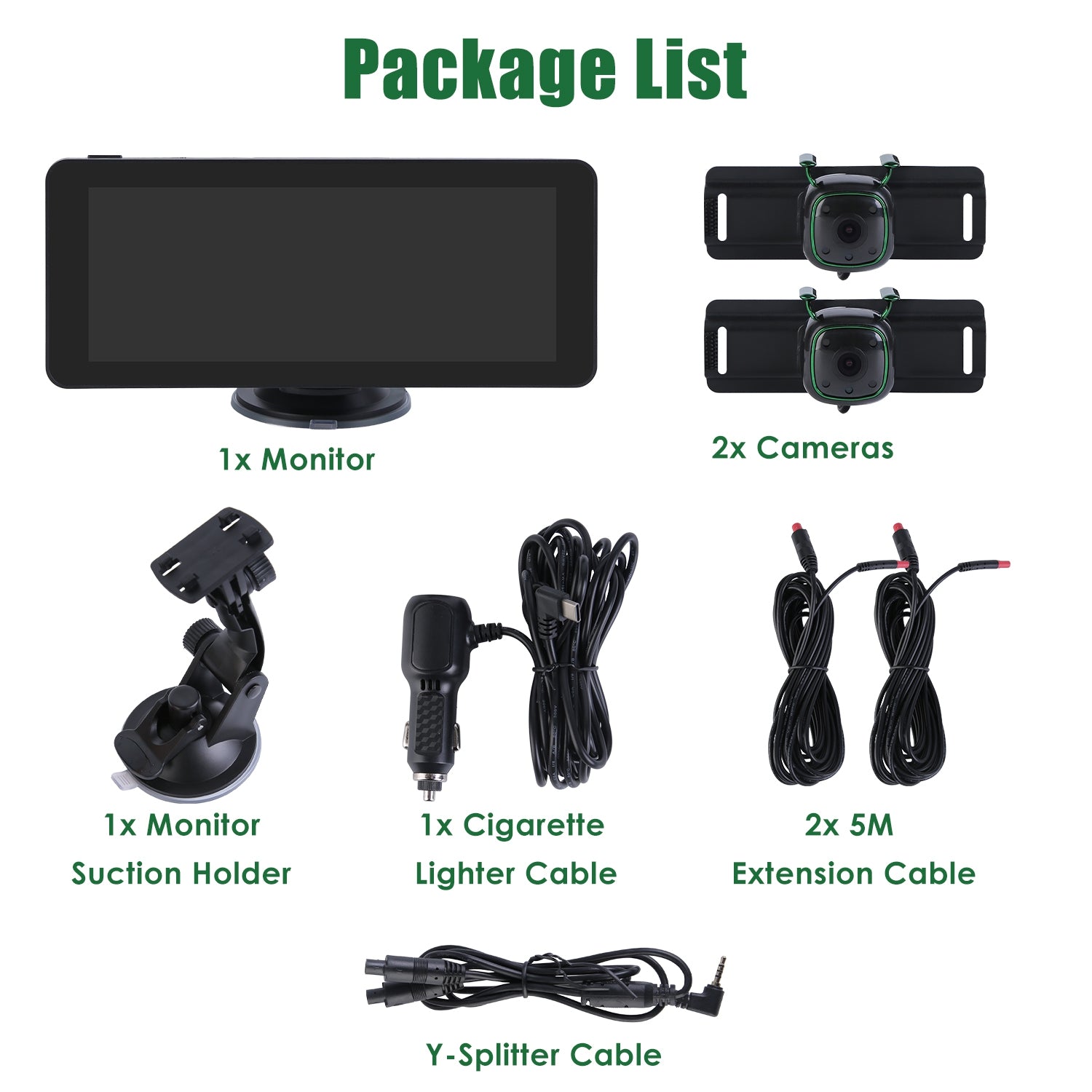 1080P Baby Car Camera — Dual Channel, Night Vision
