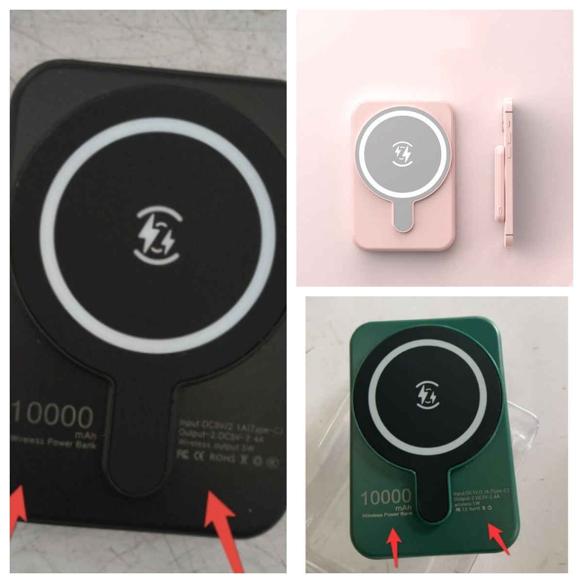 Mini magnetische kabellose Powerbank – 5000 mAh/10000 mAh, Schnellladung, MagSafe-kompatibel