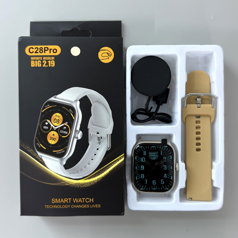 Nouvelle montre connectée sport Bluetooth avec appels, suivi de santé et rythme cardiaque